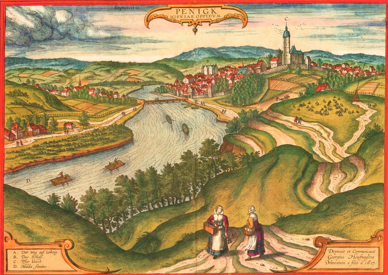 Penig, Németország alkotó: Georg and Hogenberg Franz (1535 90) Braun