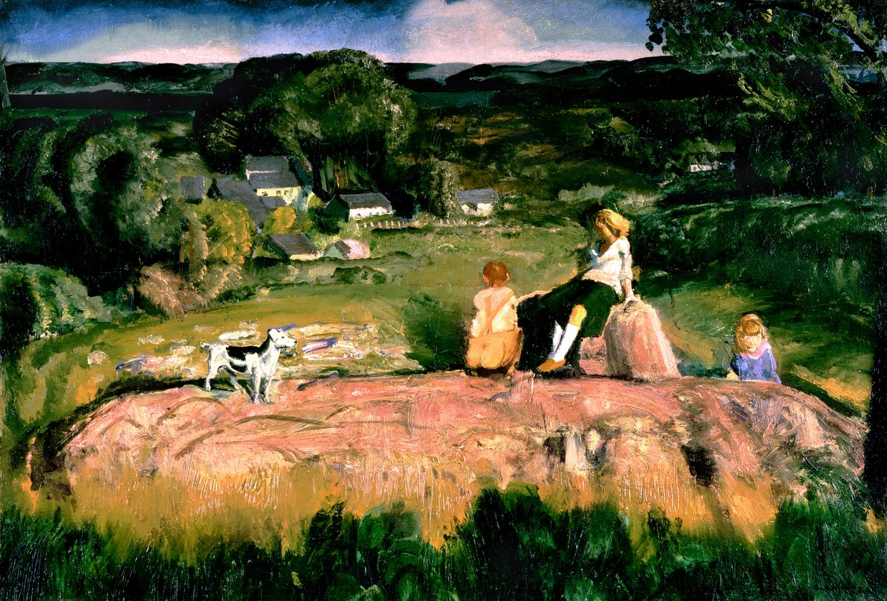 Három gyerek alkotó: George Wesley Bellows