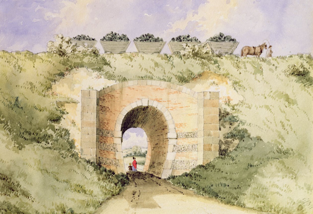 A Grand Surrey Iron Railway (wc papíron) alkotó: George Buchanan Wollaston