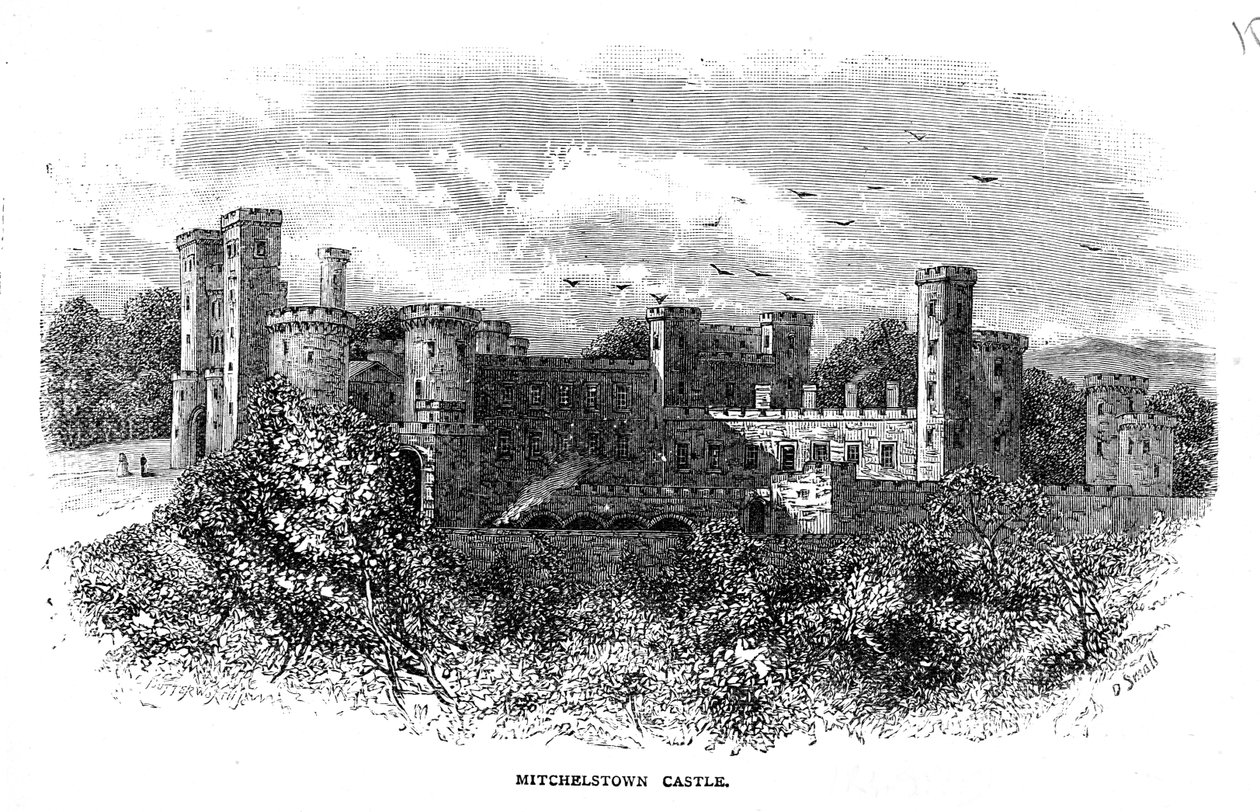 Mitchelstown kastély, D. Small metszete alkotó: George Butterworth