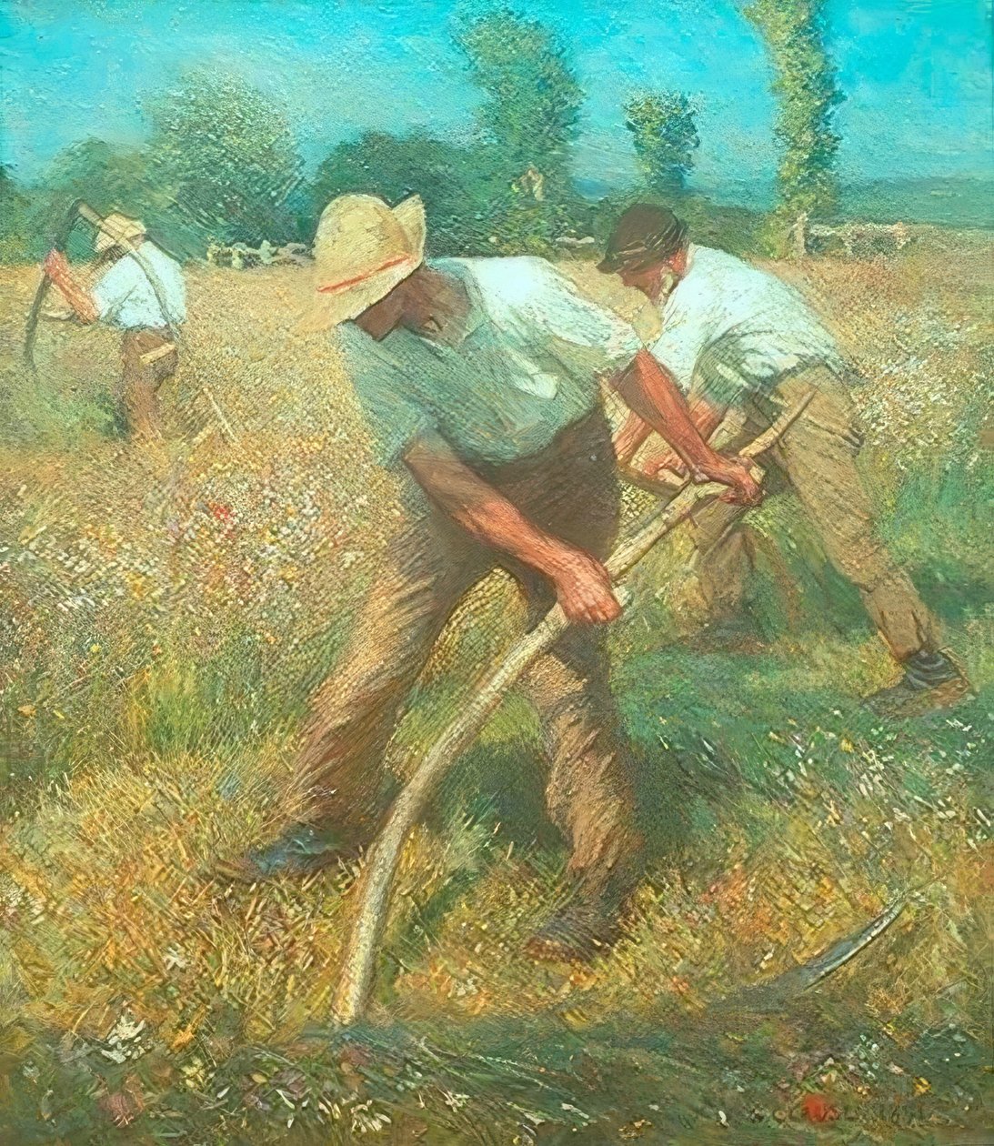 A Kaszák alkotó: George Clausen