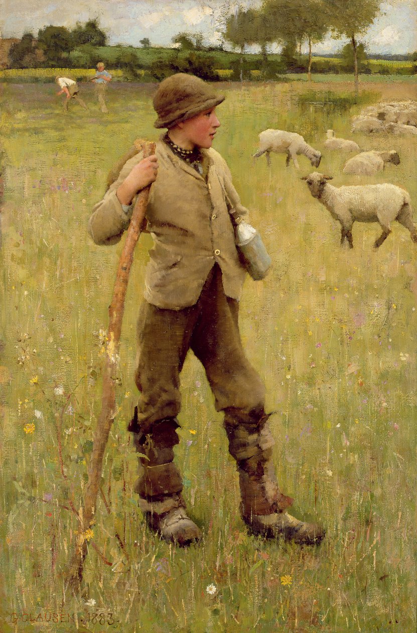 A pásztorfiú, 1883 alkotó: George Clausen
