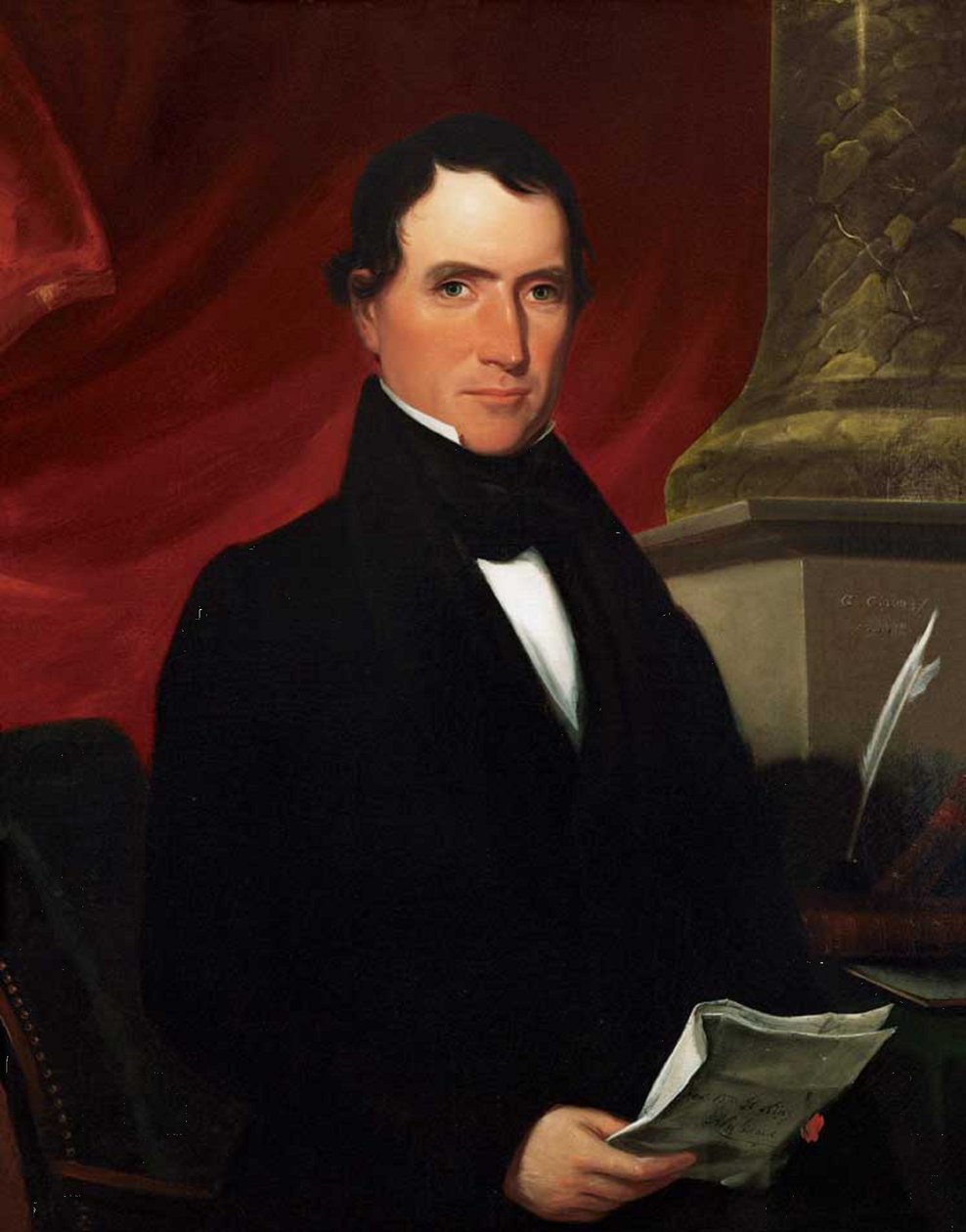 Olaj, vászon William R. King portréja alkotó: George Cooke