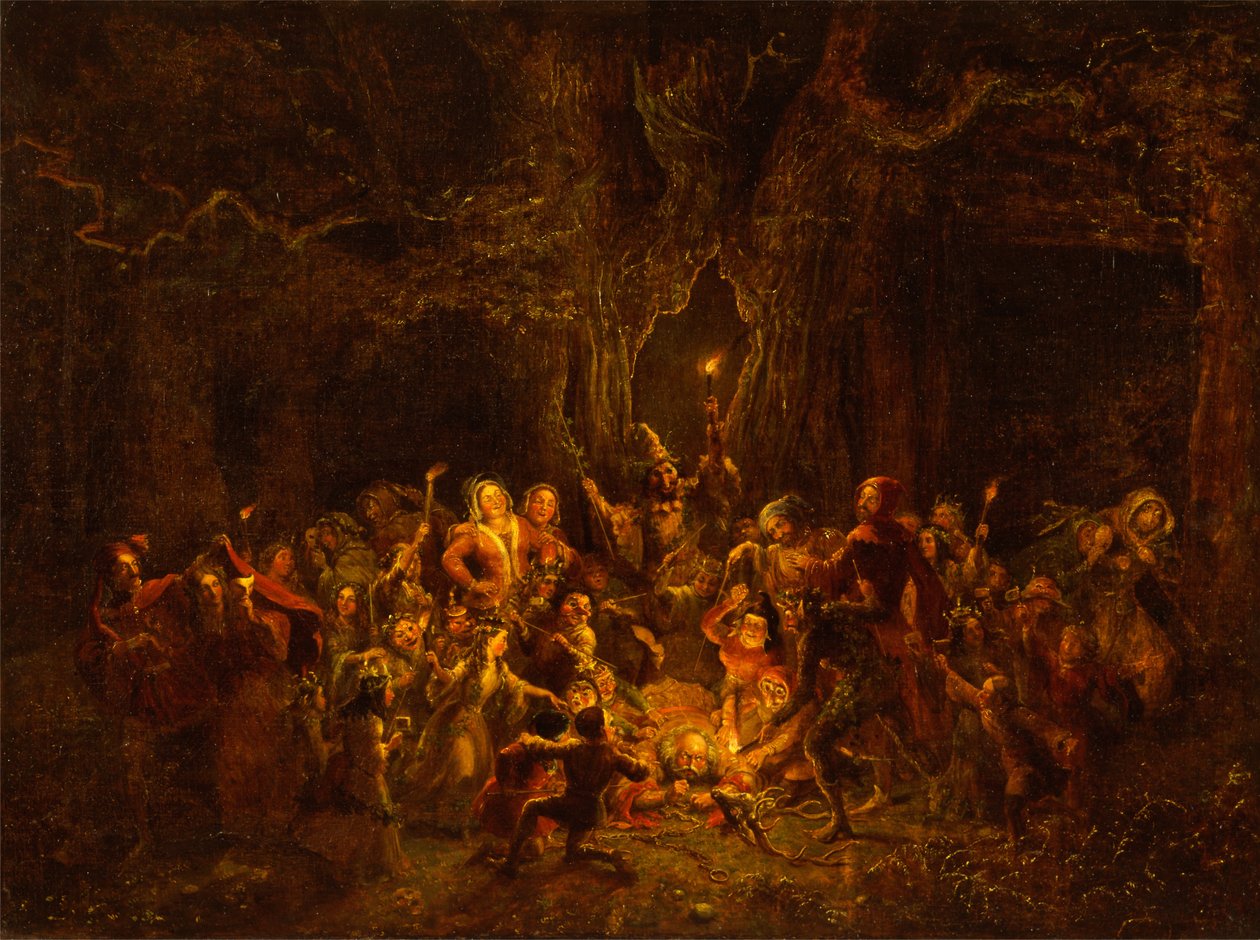 Hernes Oak A Windsor vidám feleségei, V, v alkotó: George Cruikshank
