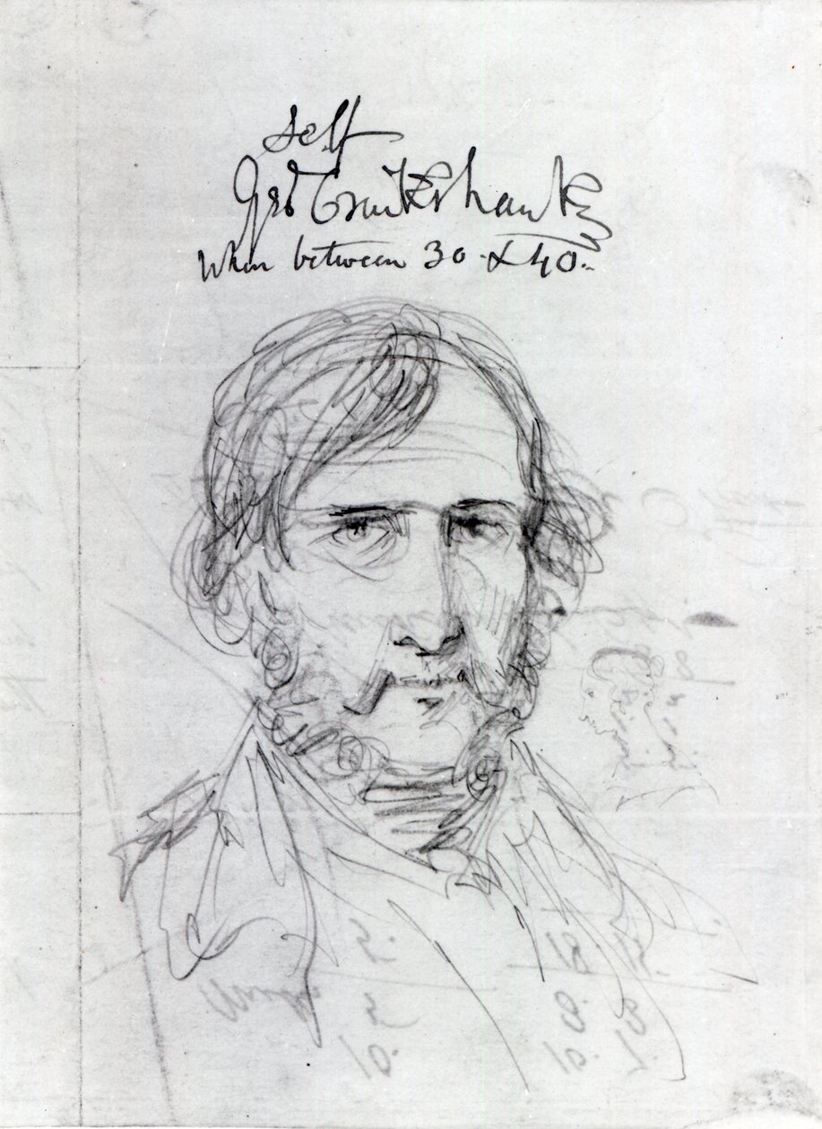 Önarckép alkotó: George Cruikshank