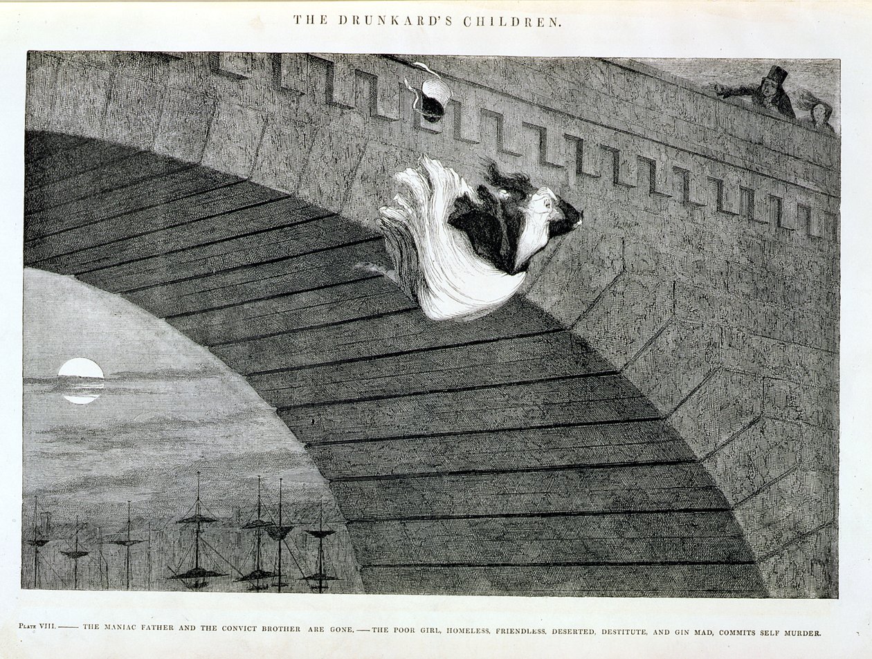 A gintől őrült lány öngyilkos lett, „The Drunkard
