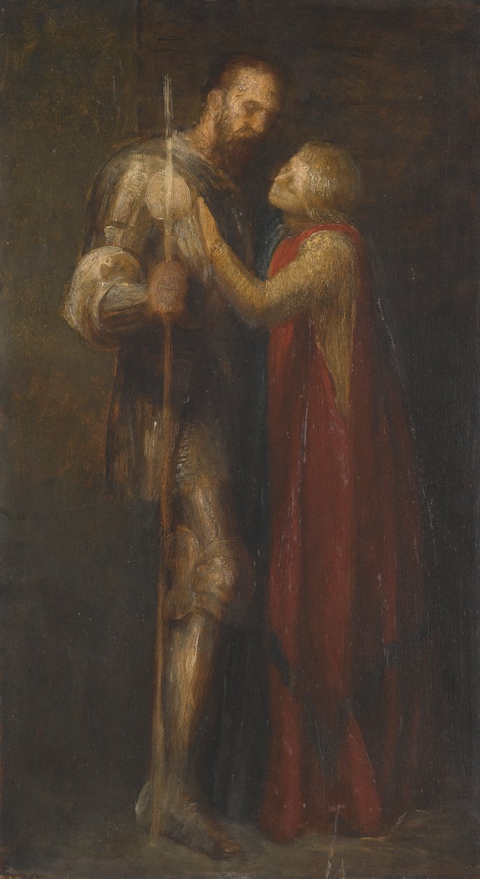 Knight és Maiden alkotó: George Frederick Watts