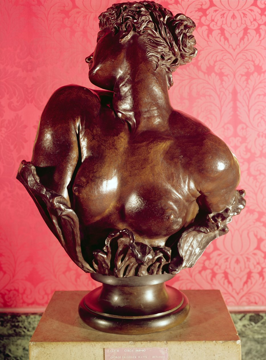 Clytie, 1868 körüli (bronz) alkotó: George Frederick Watts
