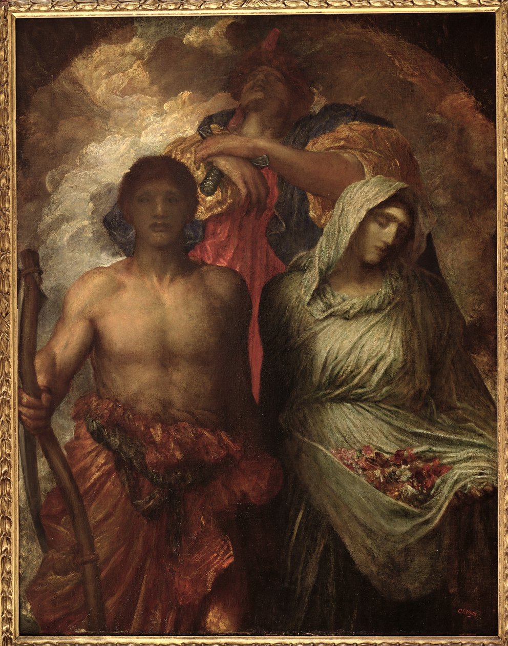 Idő, halál és ítélet, 1895 körül alkotó: George Frederick Watts