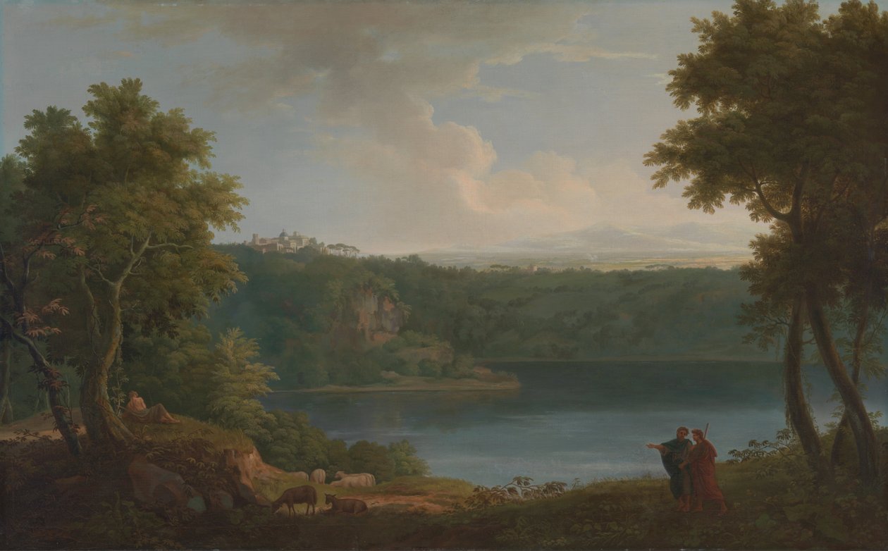 Albano -tó alkotó: George Lambert
