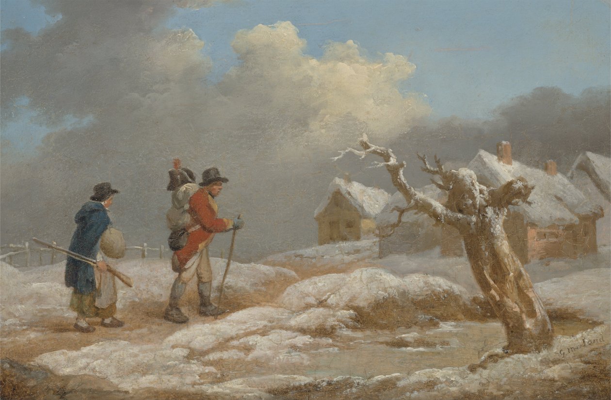 Egy katona visszatér alkotó: George Morland