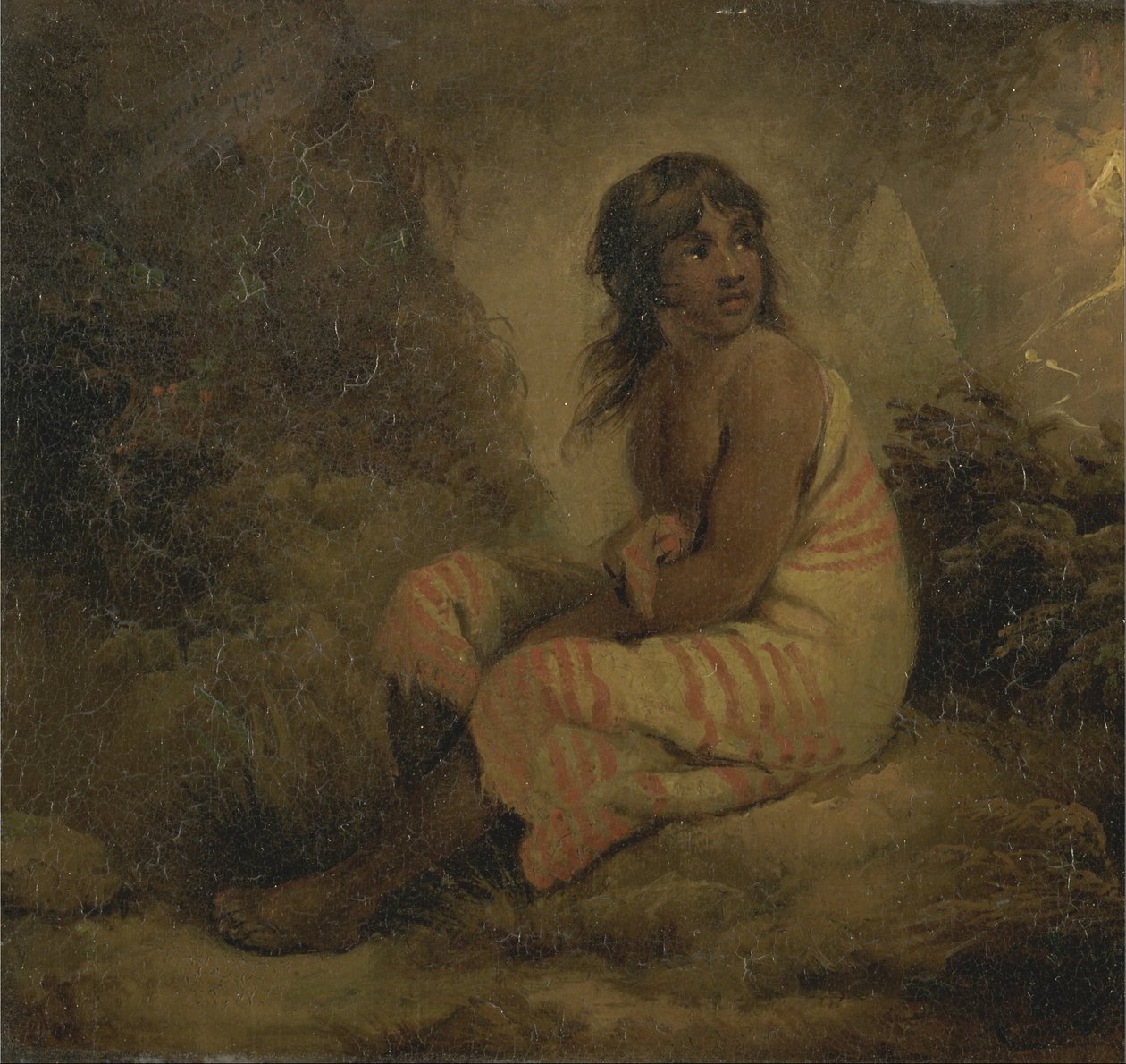 Indiai lány alkotó: George Morland