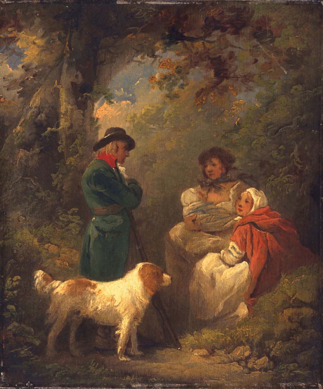 A szerencsés sportember, 1792 alkotó: George Morland