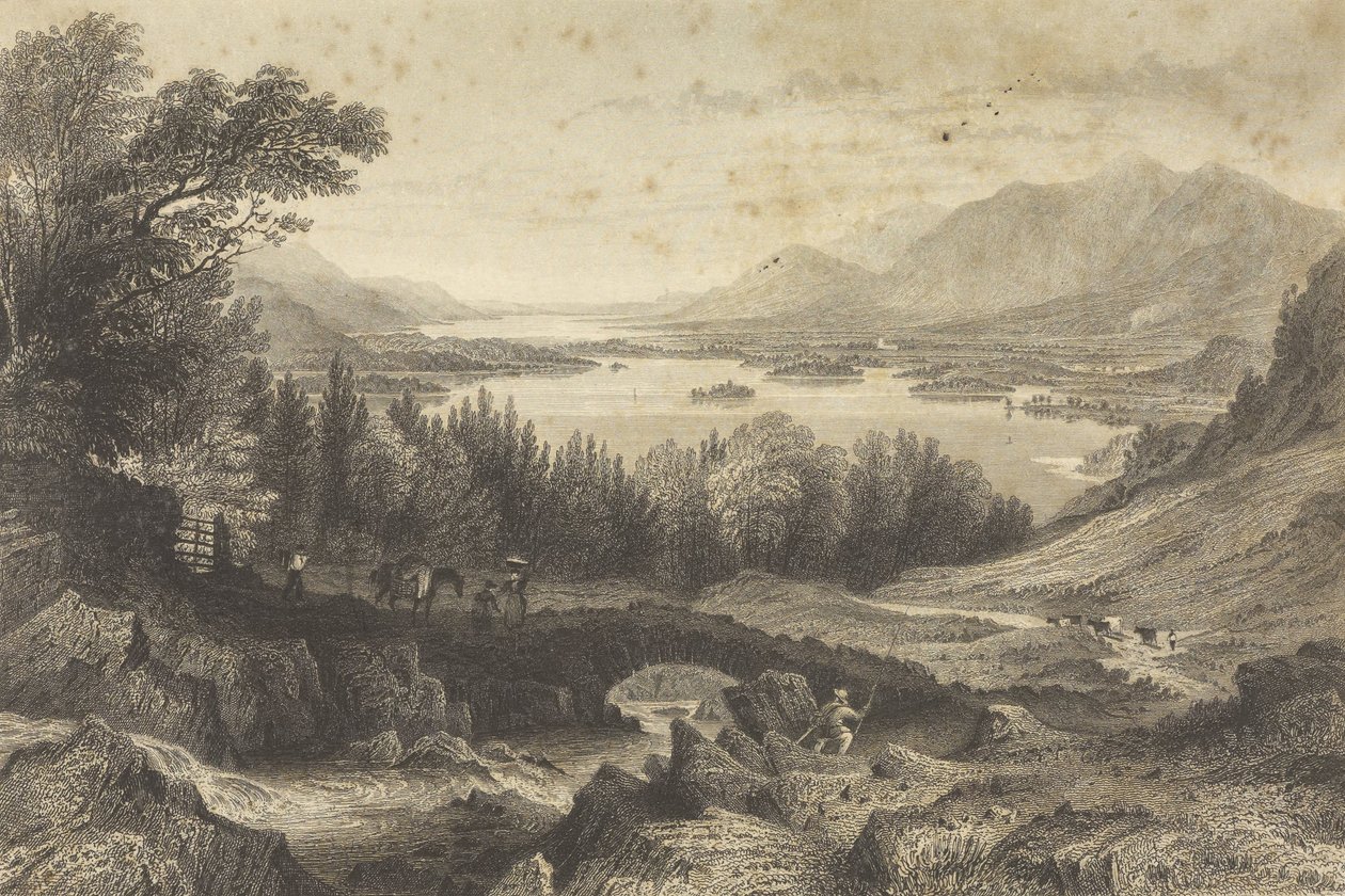 Derwent és Bassenthwaite Lakes, alkotó: George Pickering