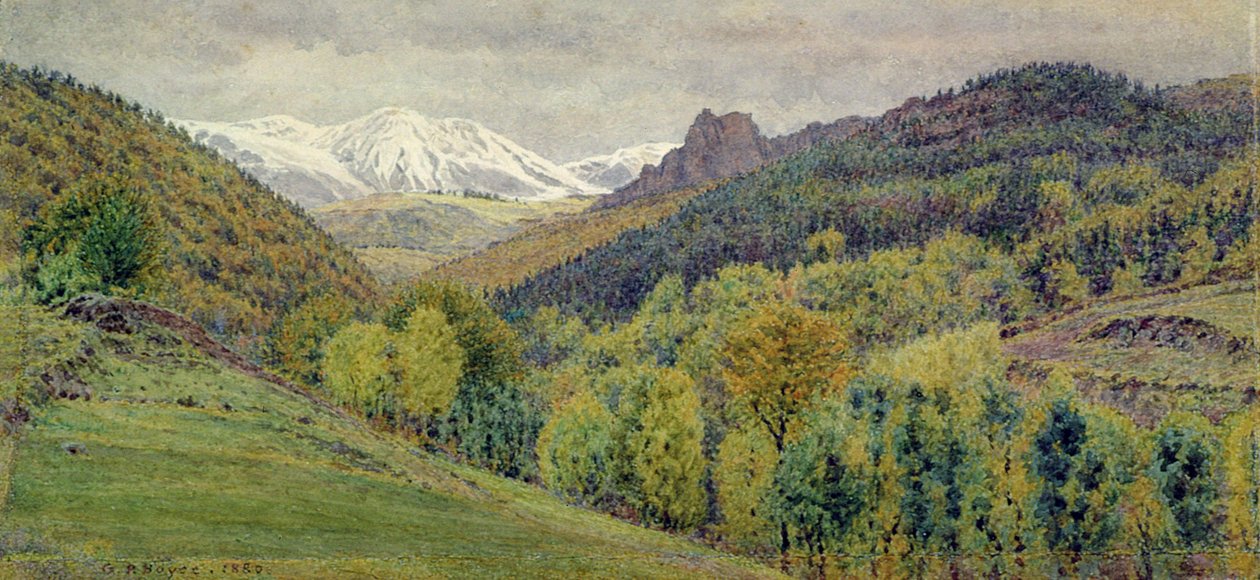 A Puy-de-Dome-ban alkotó: George Price Boyce