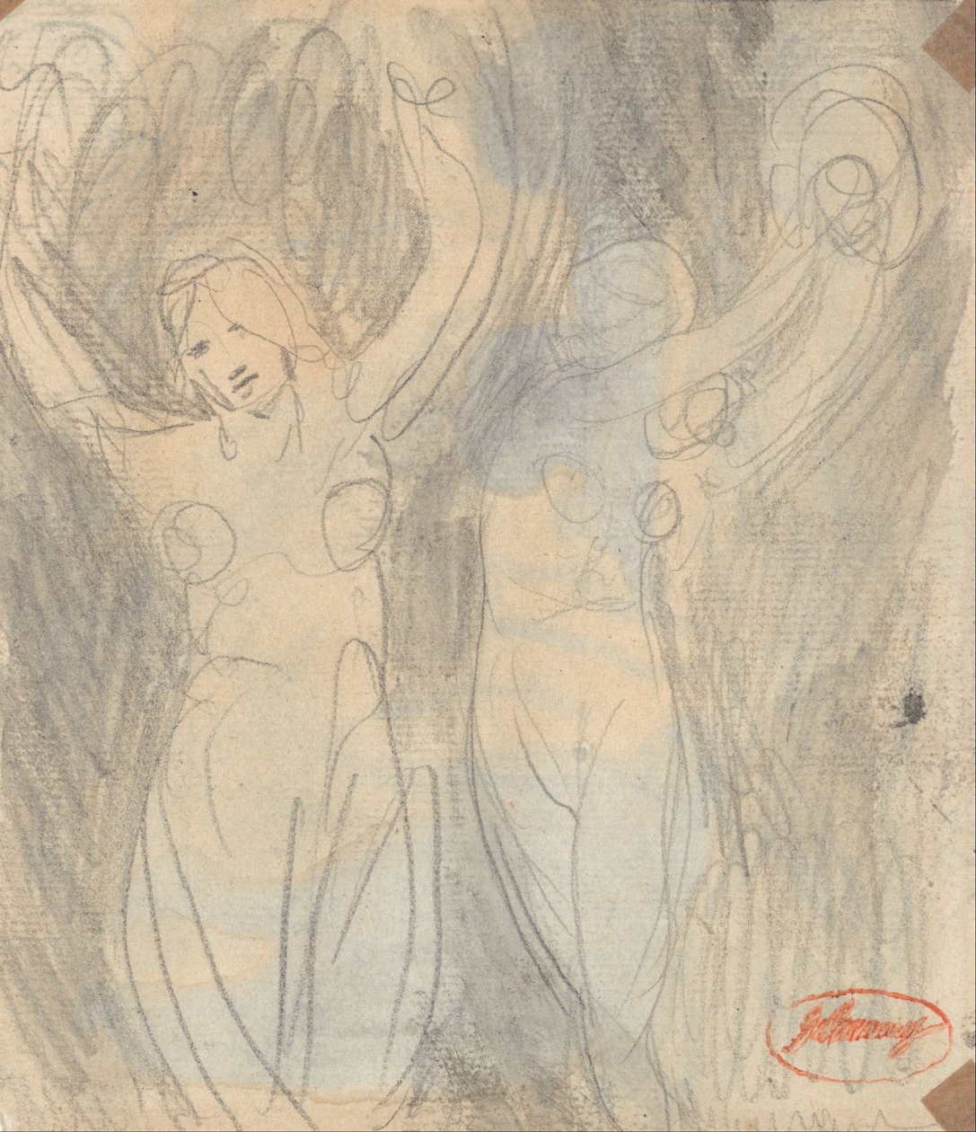 Női figurák alkotó: George Romney