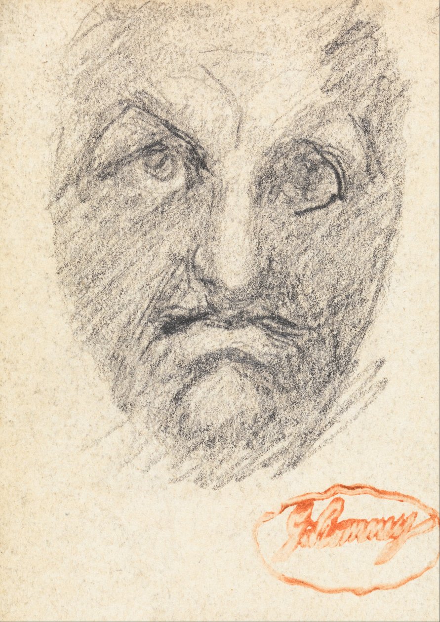 Férfi fej 1 alkotó: George Romney