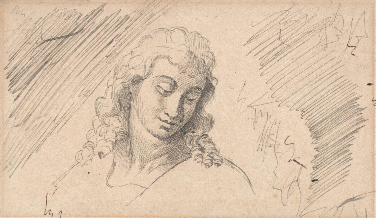 Egy fiatalember fejének tanulmányozása alkotó: George Romney