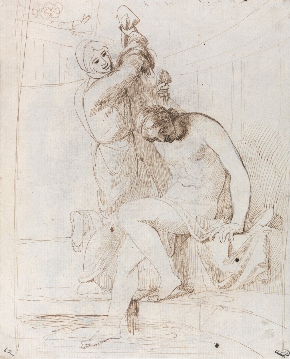 Bath-sheba fürdője alkotó: George Romney