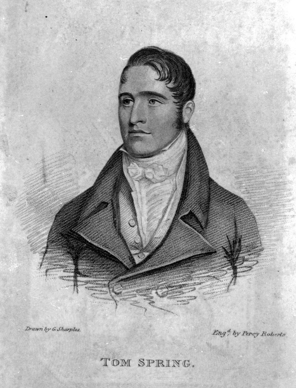 Tom Spring, vésette Percy Roberts alkotó: George Sharples