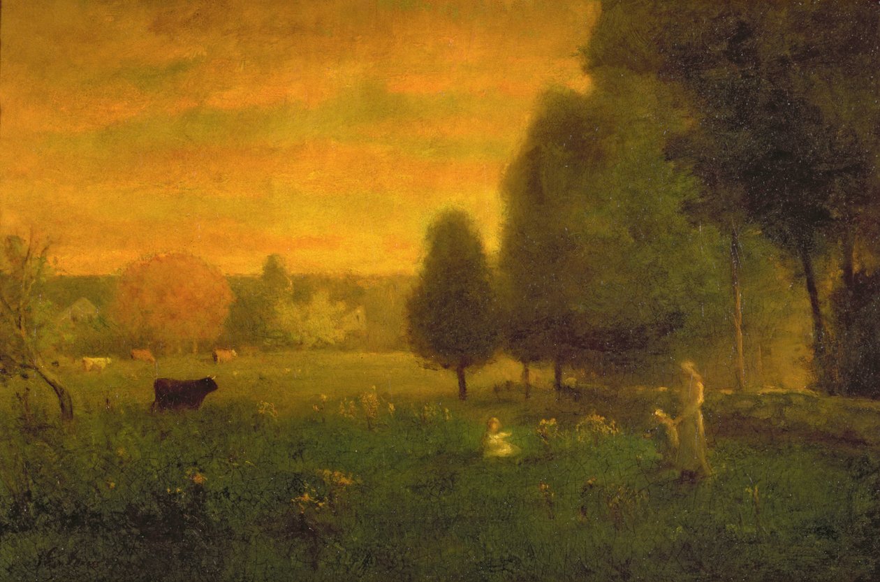 Sundown Brilliance alkotó: George Inness