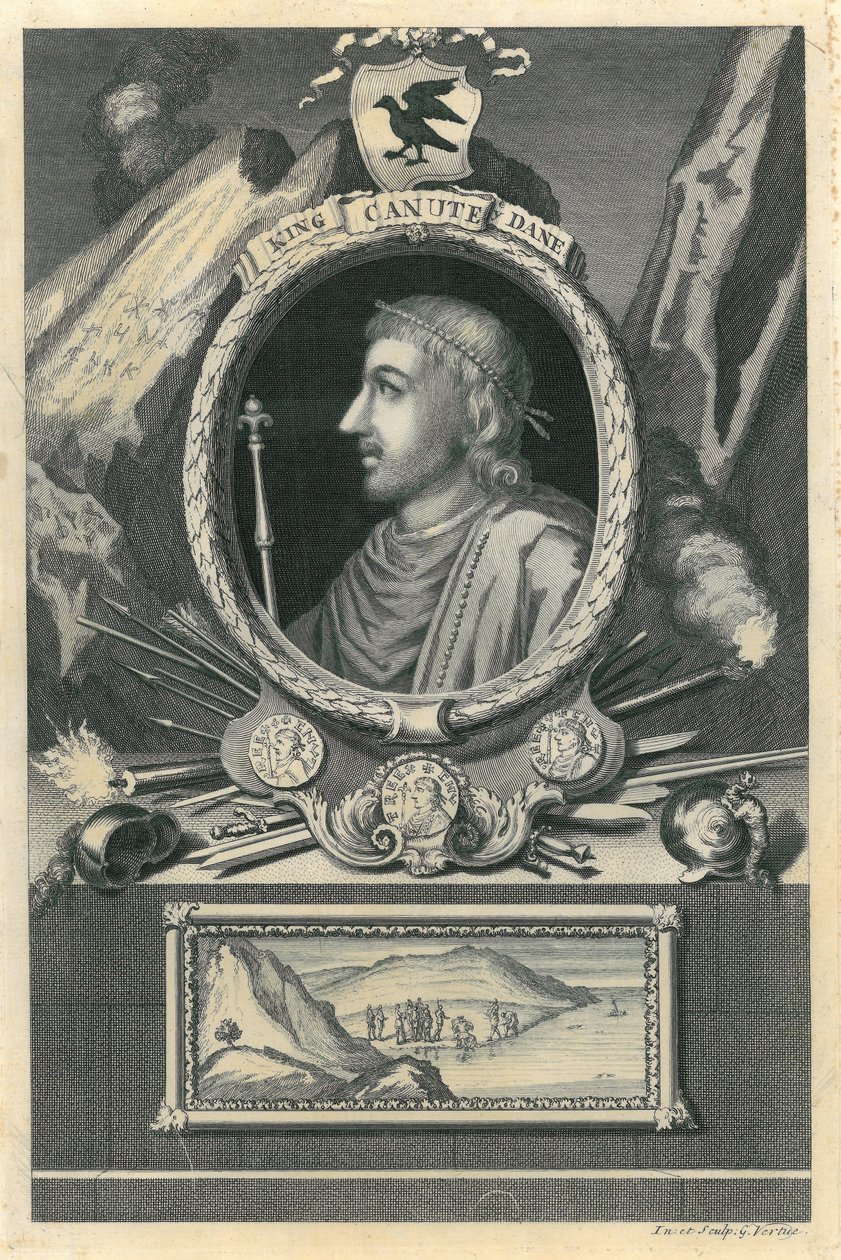 Kanute király alkotó: George Vertue