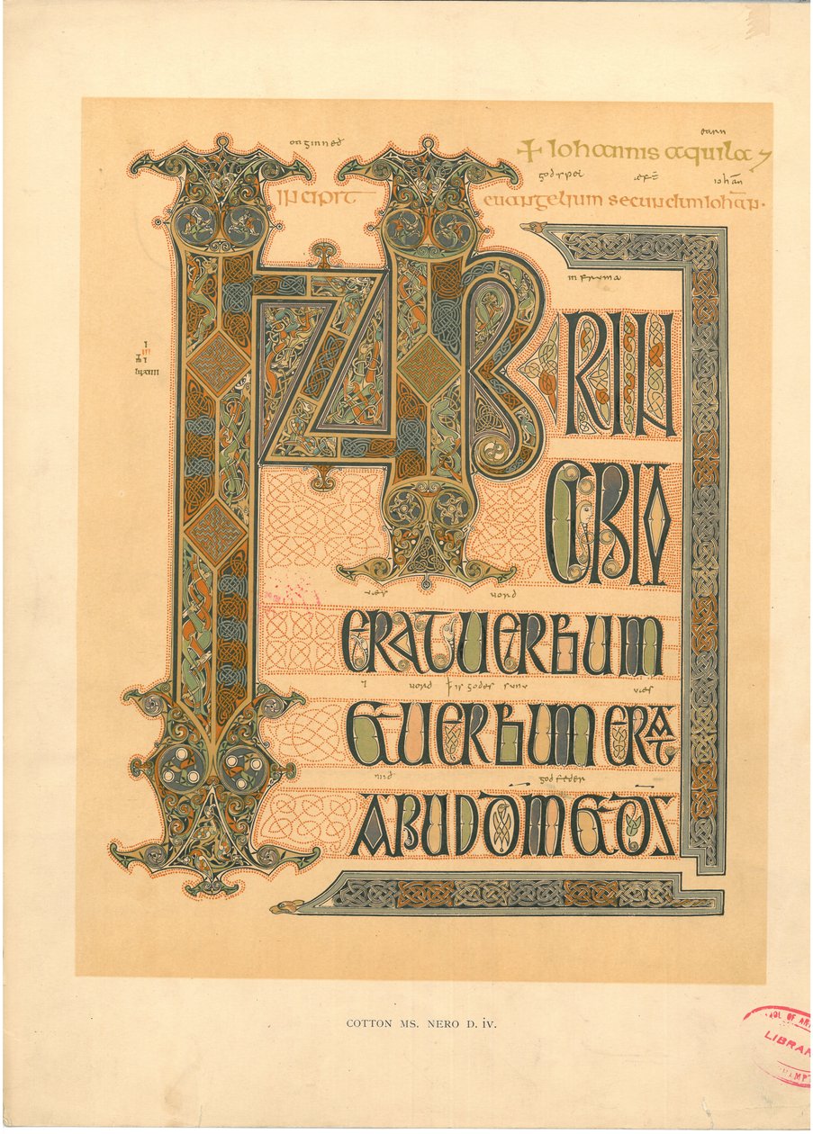Tányér a „Illuminated Manuscripts in the British Museum: Miniatures, Borders and Initials” (Illuminated Manuscripts in the British Museum: Miniatures, Borders and Initials) című könyvből alkotó: George Augustus Wallis