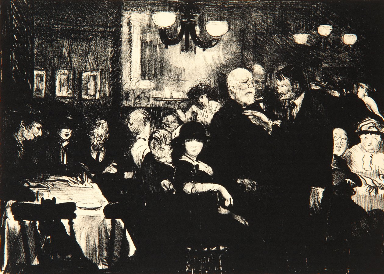 Művészek estje, 1916 alkotó: George Wesley Bellows