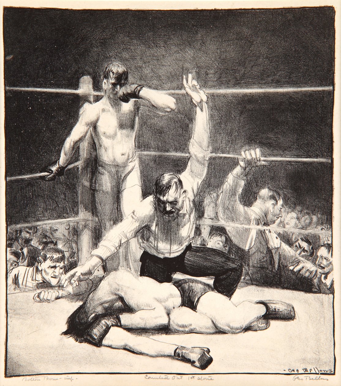 Kiszámolva, 1921 alkotó: George Wesley Bellows