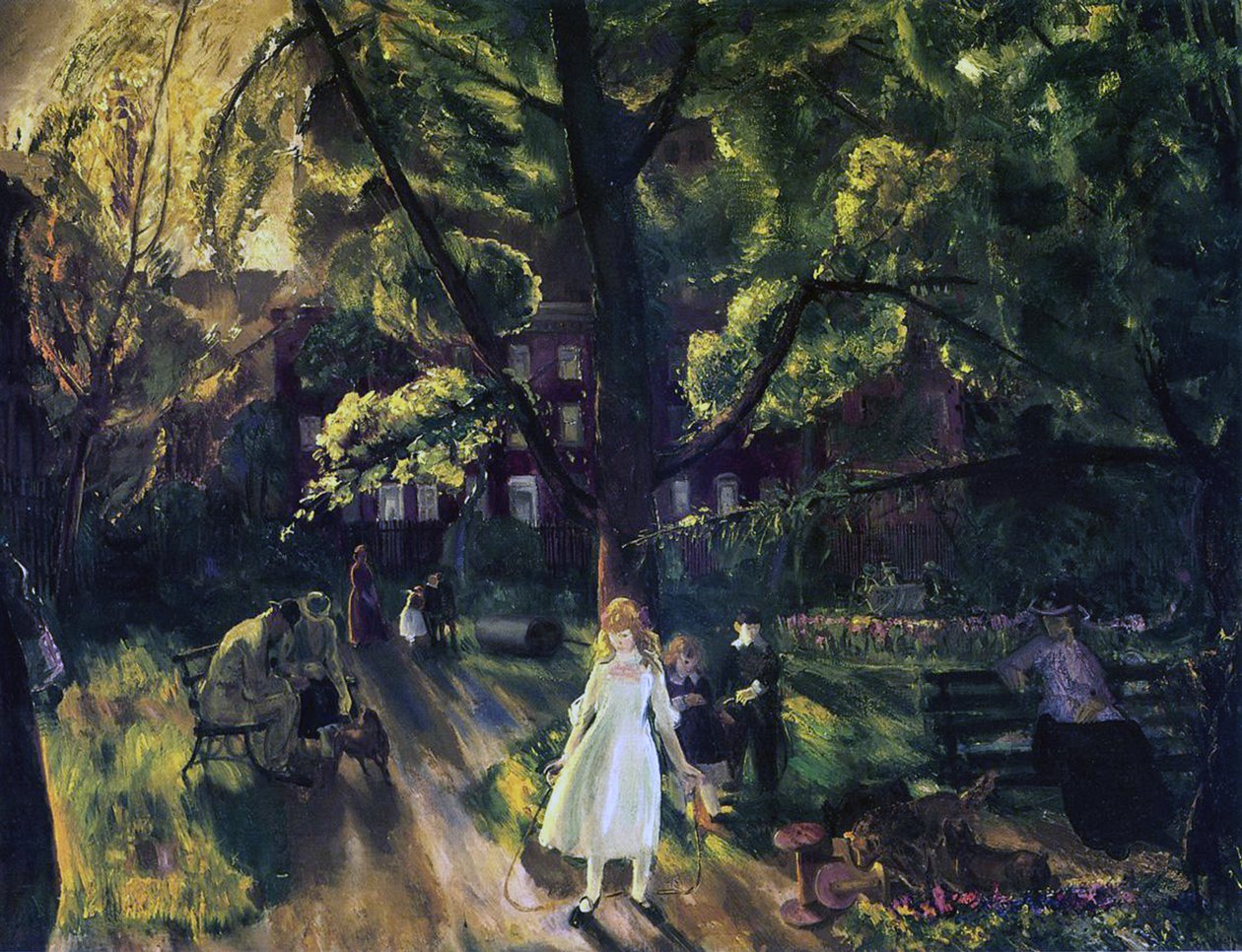 Gramercy Park alkotó: George Wesley Bellows
