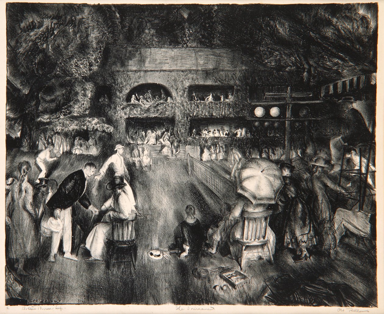 A torna, 1920 alkotó: George Wesley Bellows