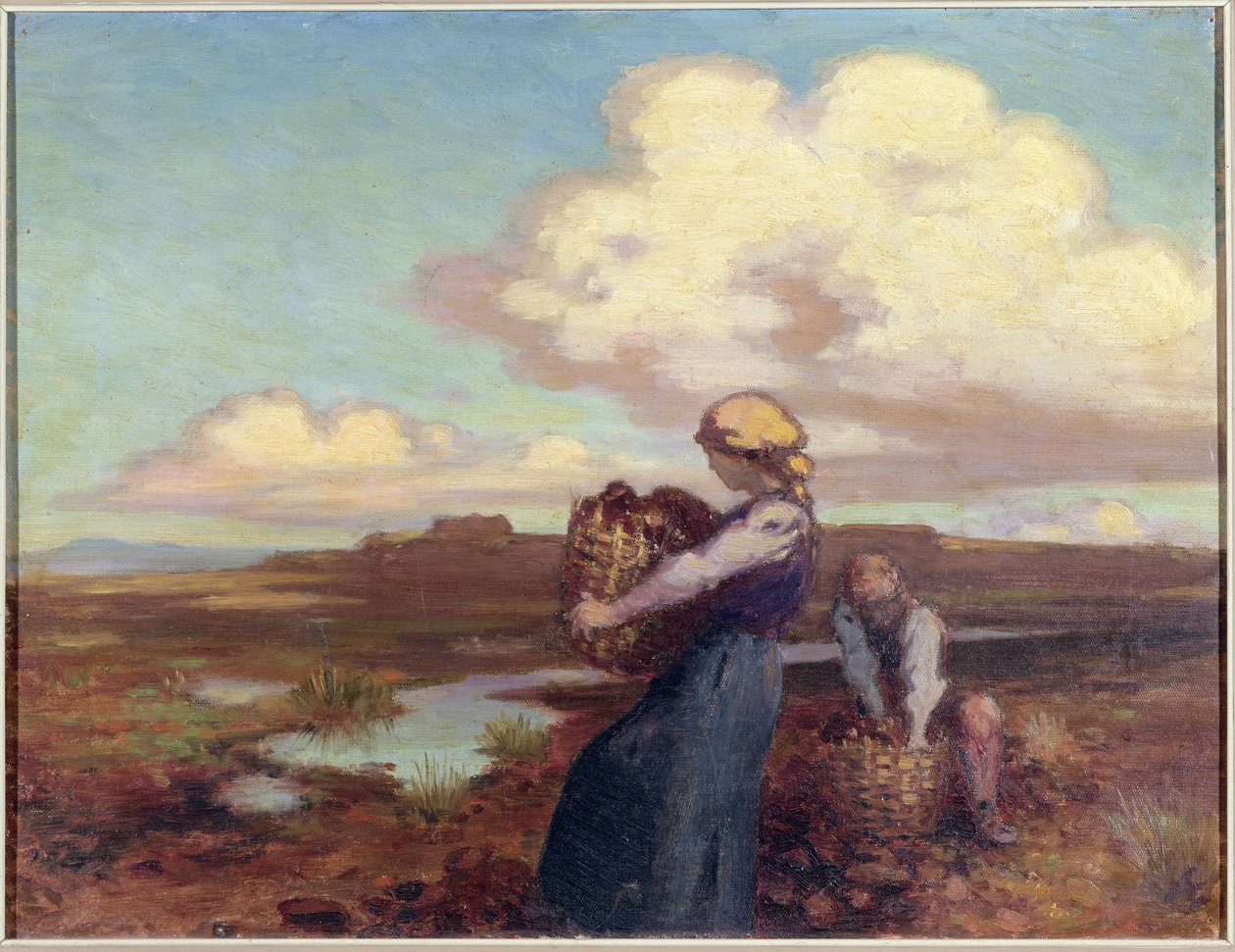 A tőzeggyűjtők alkotó: George William Russell