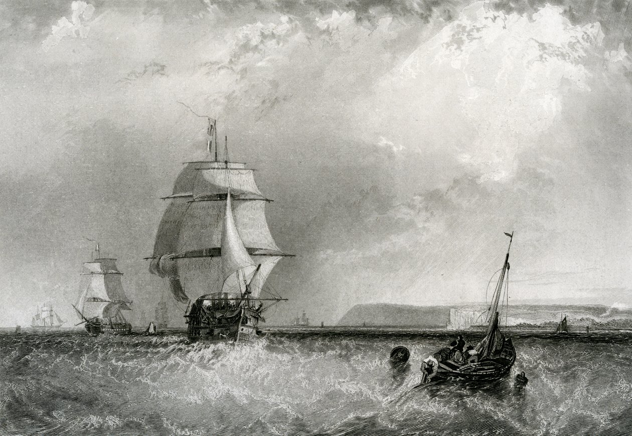 Az Északi Foreland, R. Brandard metszete, 1834 alkotó: George the Elder Chambers