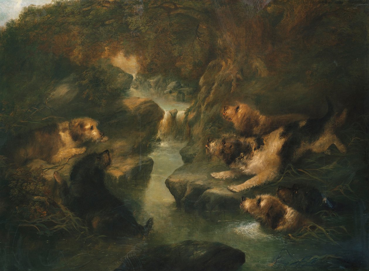 Vidravadászat, 1867 alkotó: George Armfield