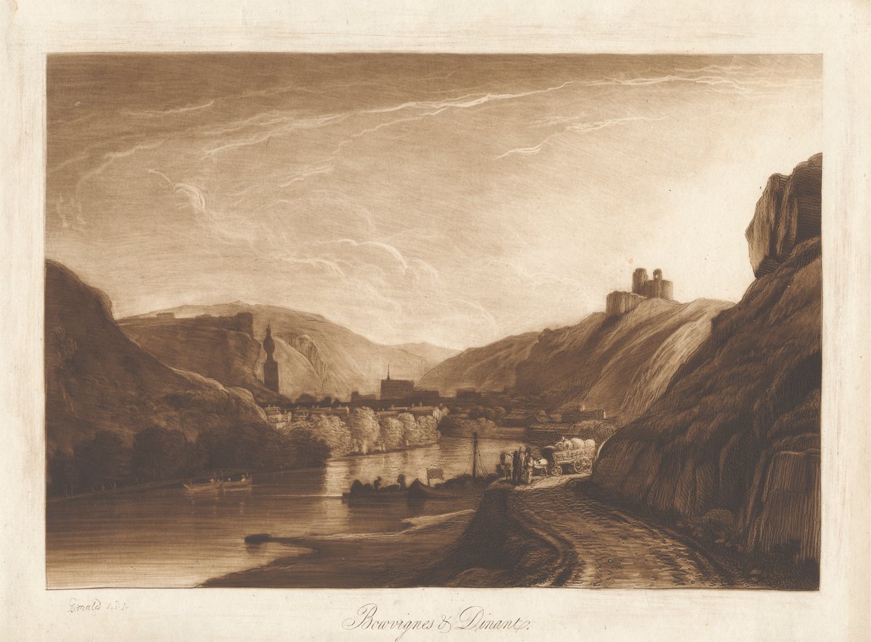 Bouvignes és Dinant alkotó: George Arnald