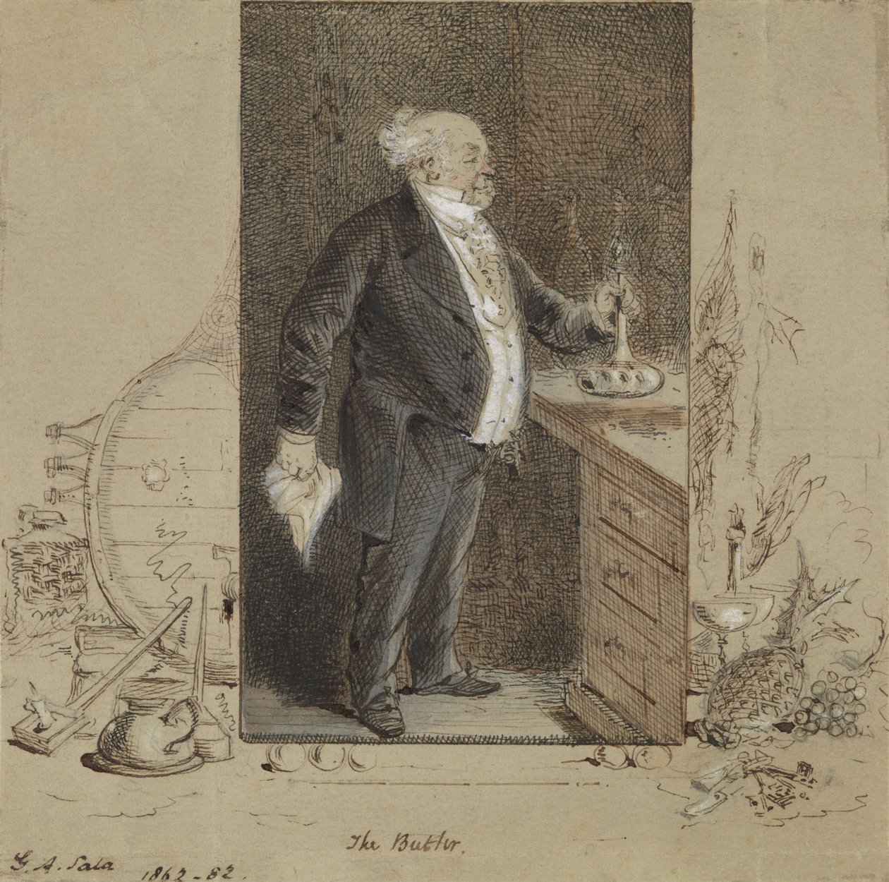 A komornyik alkotó: George Augustus Sala