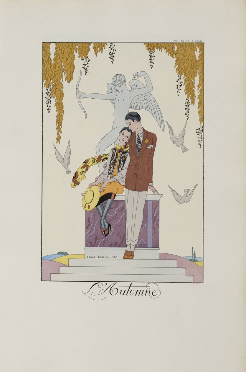 Fodor és sallang: 1925. ősz. alkotó: George Barbier