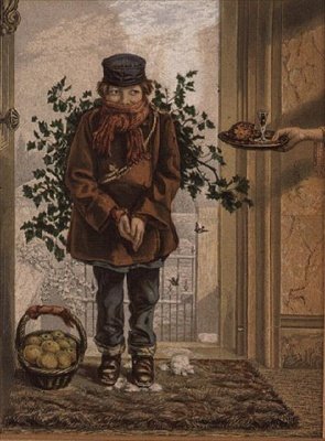 Karácsony (nyomtatott) alkotó: George Baxter