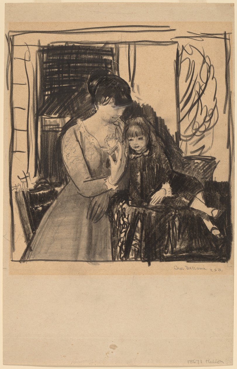 Anne és az anyja alkotó: George Bellows
