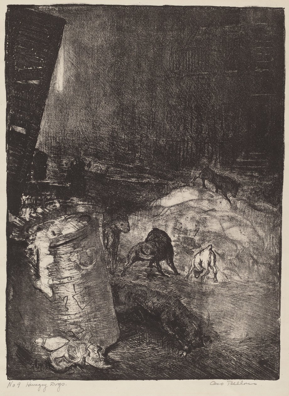 Éhes kutyák, második kő alkotó: George Bellows