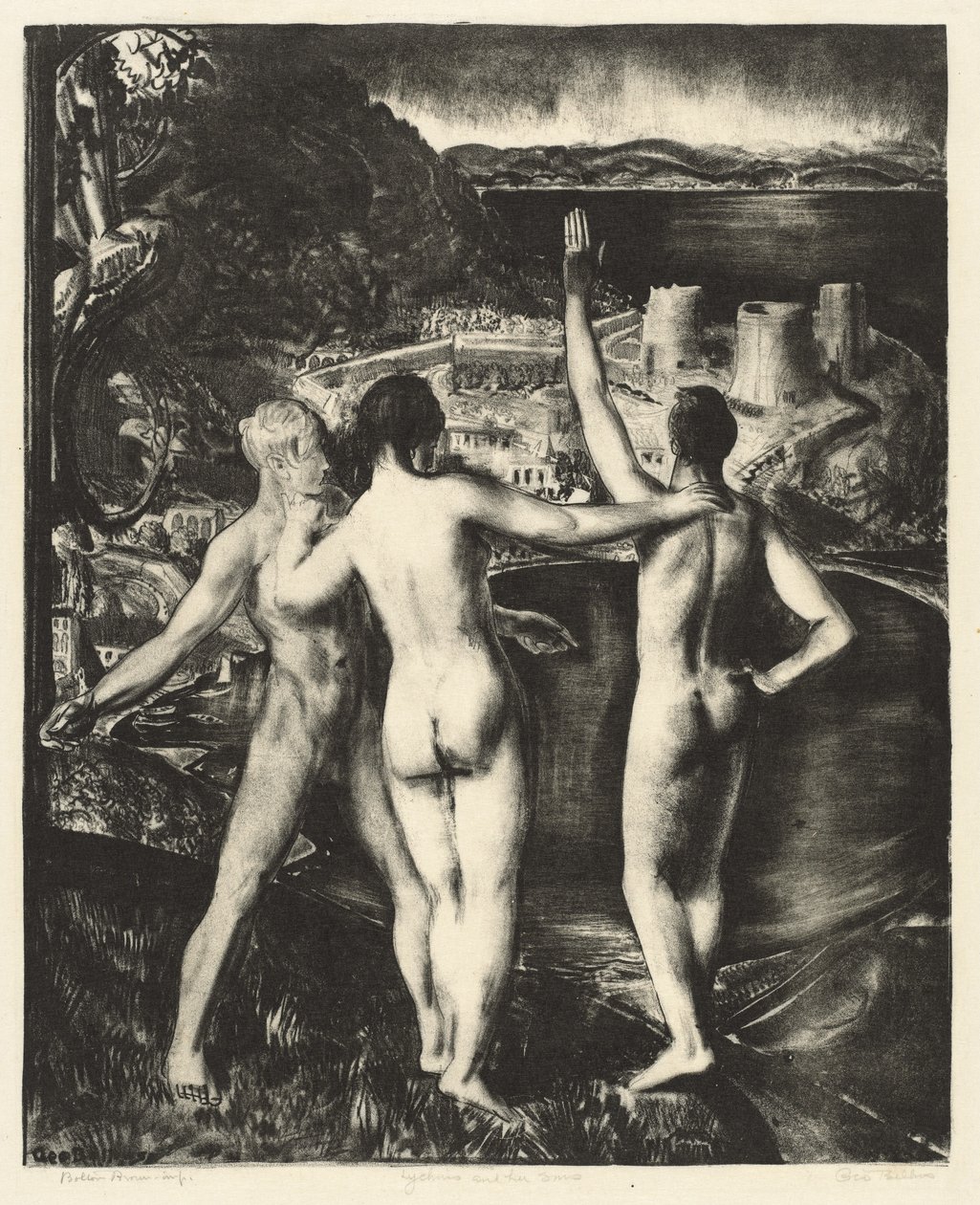 Lychnis és fiai alkotó: George Bellows