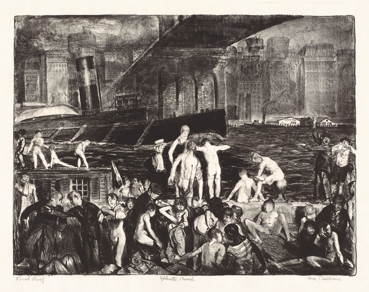 Splinter Beach alkotó: George Bellows