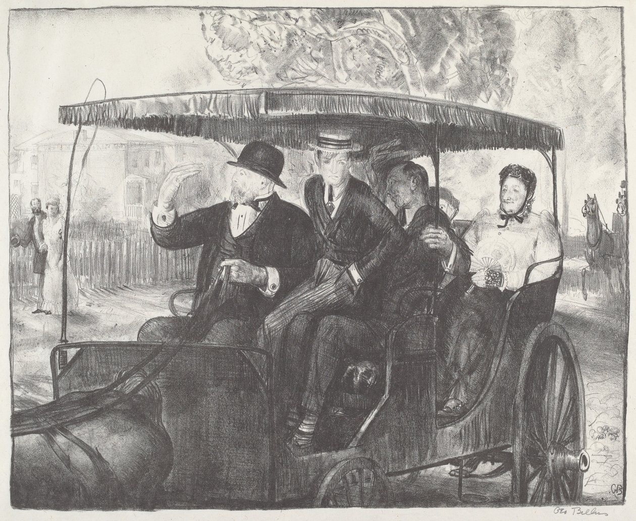 Vasárnap 1897 alkotó: George Bellows