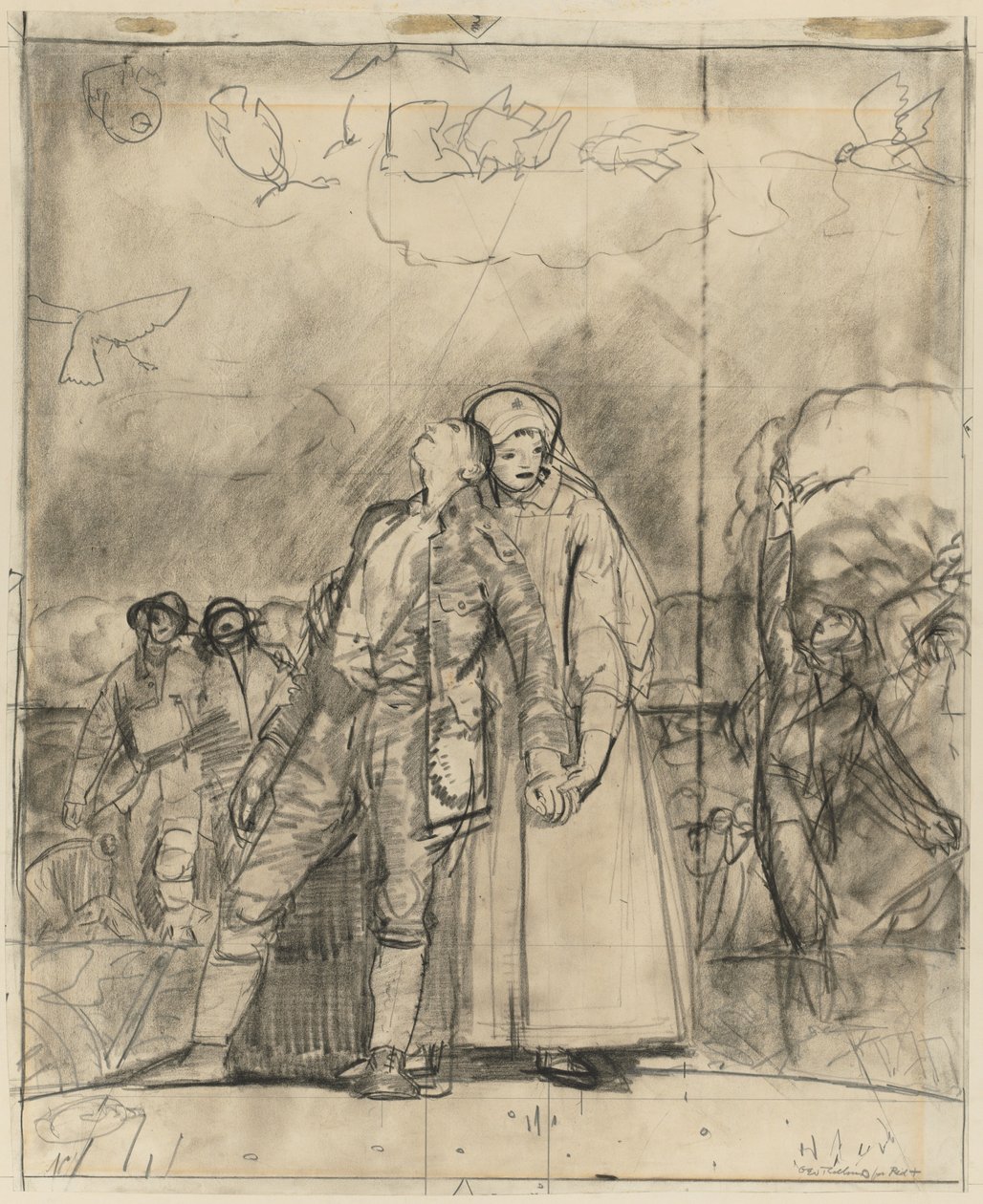 A győzelem előestéje alkotó: George Bellows