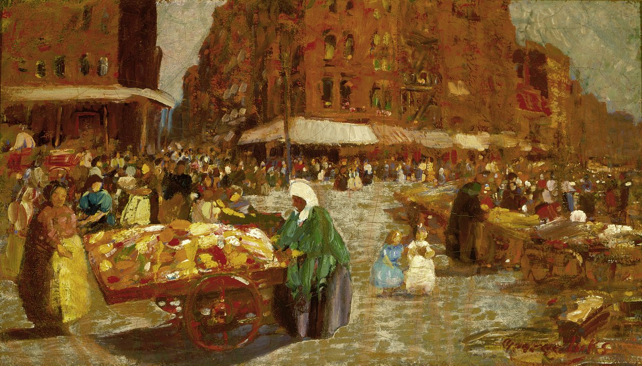 Houston Street alkotó: George Benjamin Luks