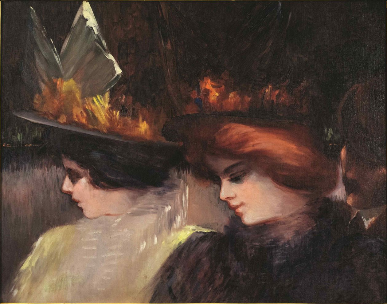 Utcai jelenet, c. 1900. alkotó: George Benjamin Luks