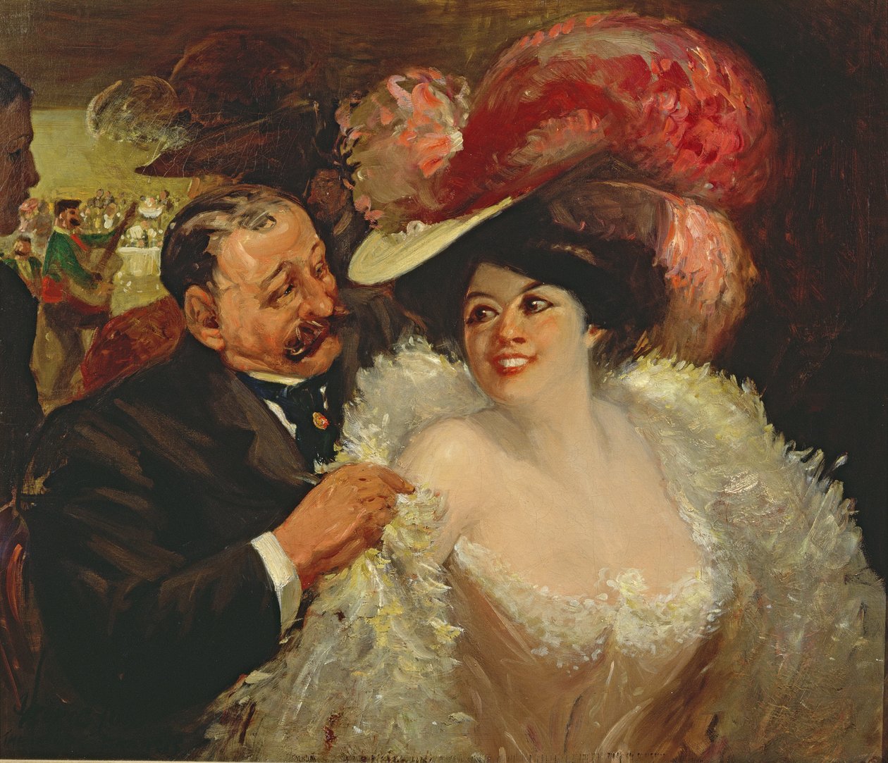 A Cafe Francis alkotó: George Benjamin Luks