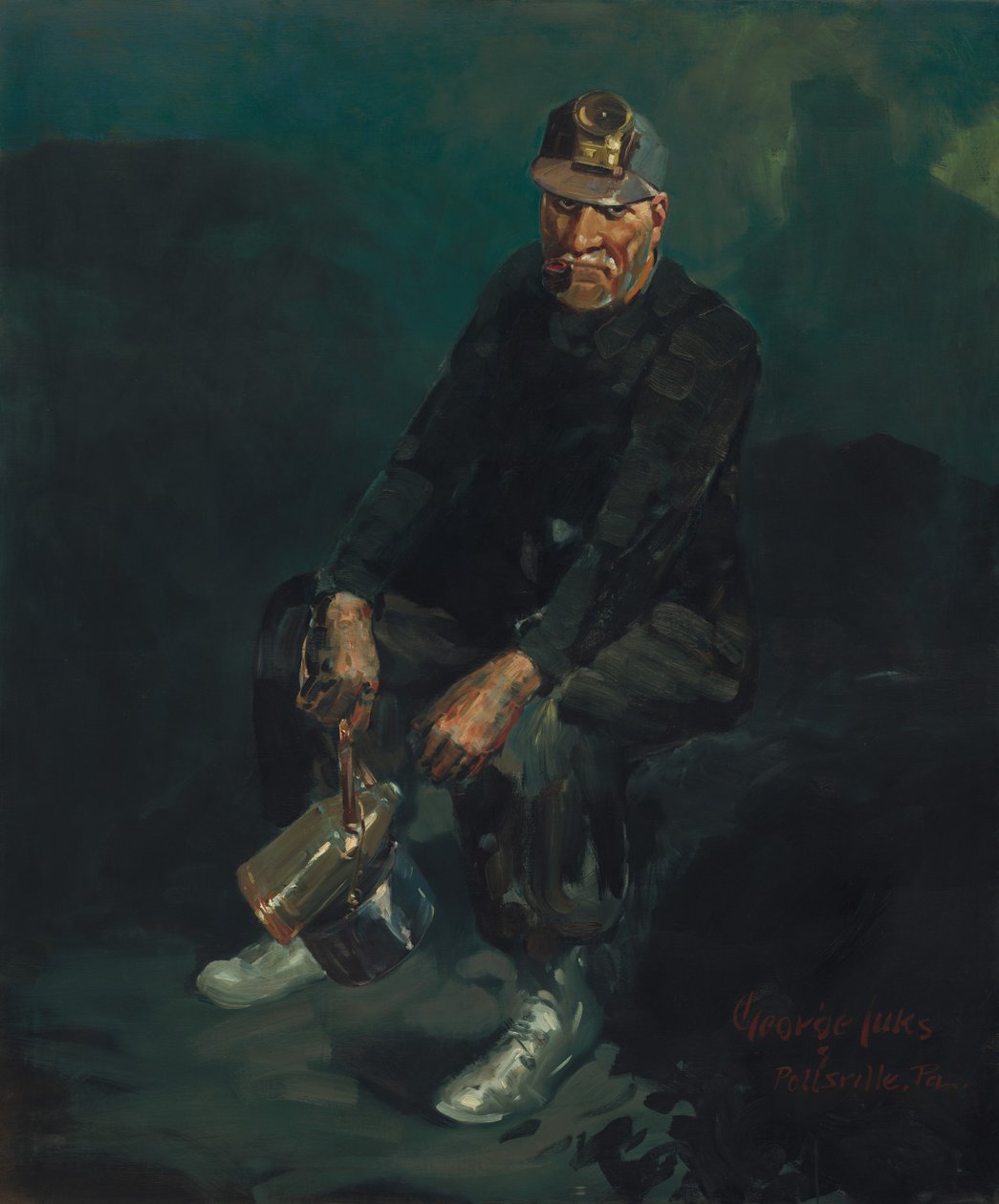 A tűzfőnök, 1925. alkotó: George Benjamin Luks