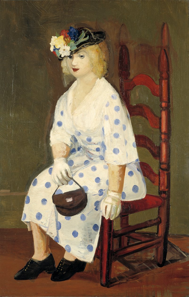 A pöttyös ruha, 1927. alkotó: George Benjamin Luks