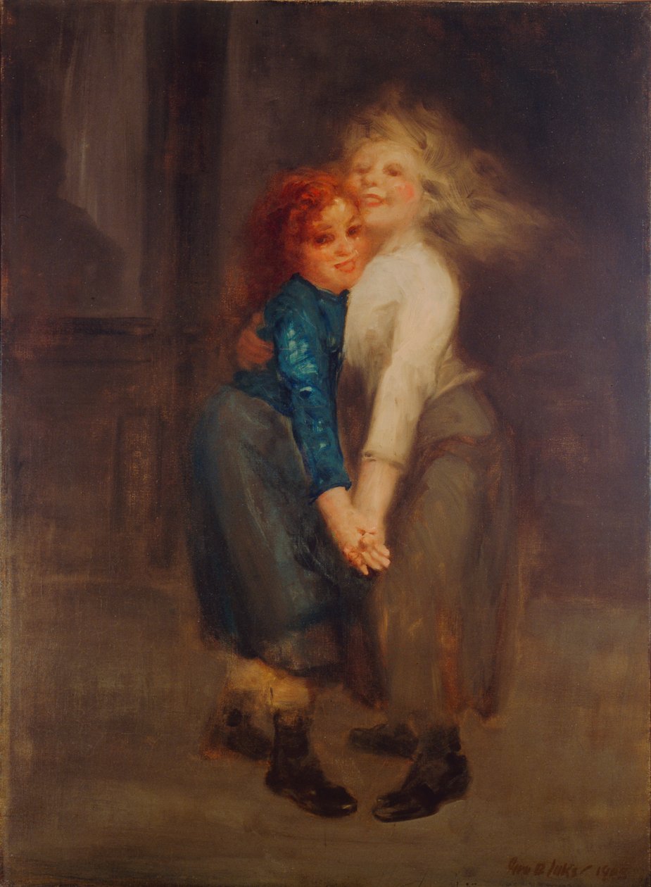 A játékosok alkotó: George Benjamin Luks